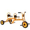 Kid's Early Learning Tricycle with Basket - Double Pedal Outdoor Ride-On Toy