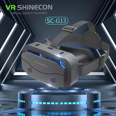Qianhuan Magischer Spiegel 3D VR-Brille: Am Kopf montiert, Kompatibel mit Großbild-Mobiltelefonen für Filme & Spiele.