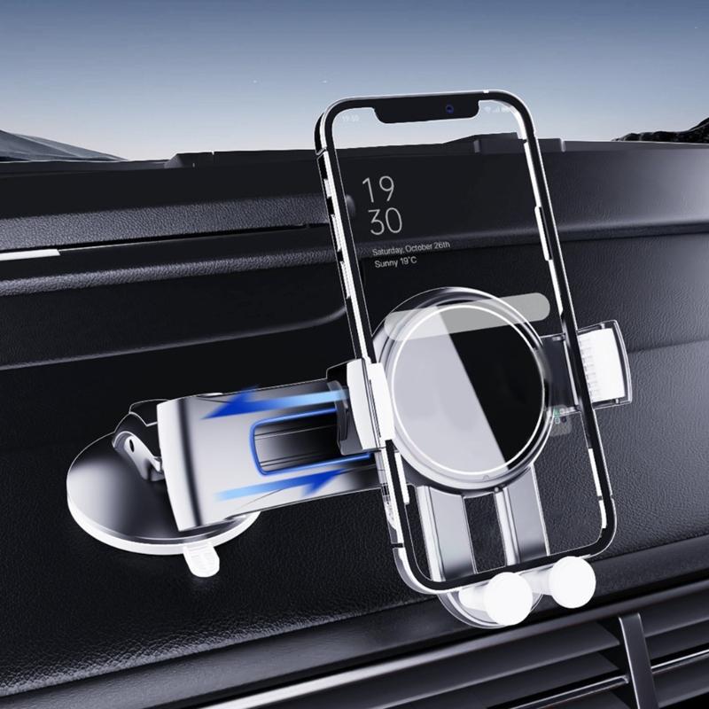 Flexible Innovative Cellphone Stand Bracket For Car Trucks SUVs Dashboard Windshield Mount With Adjustable Viewing Angle