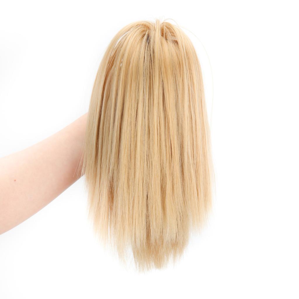 1PC Messy Bun Hair Piece Claw Clip Hair Bun Synthetic Straight Hair Extensions Buns Claw Clip Ponytail Hairpieces Hair Claw Clips For Women