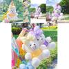 Creative And Charming Bowknot Plush Bear Keychain Decorative Plush Gift Item