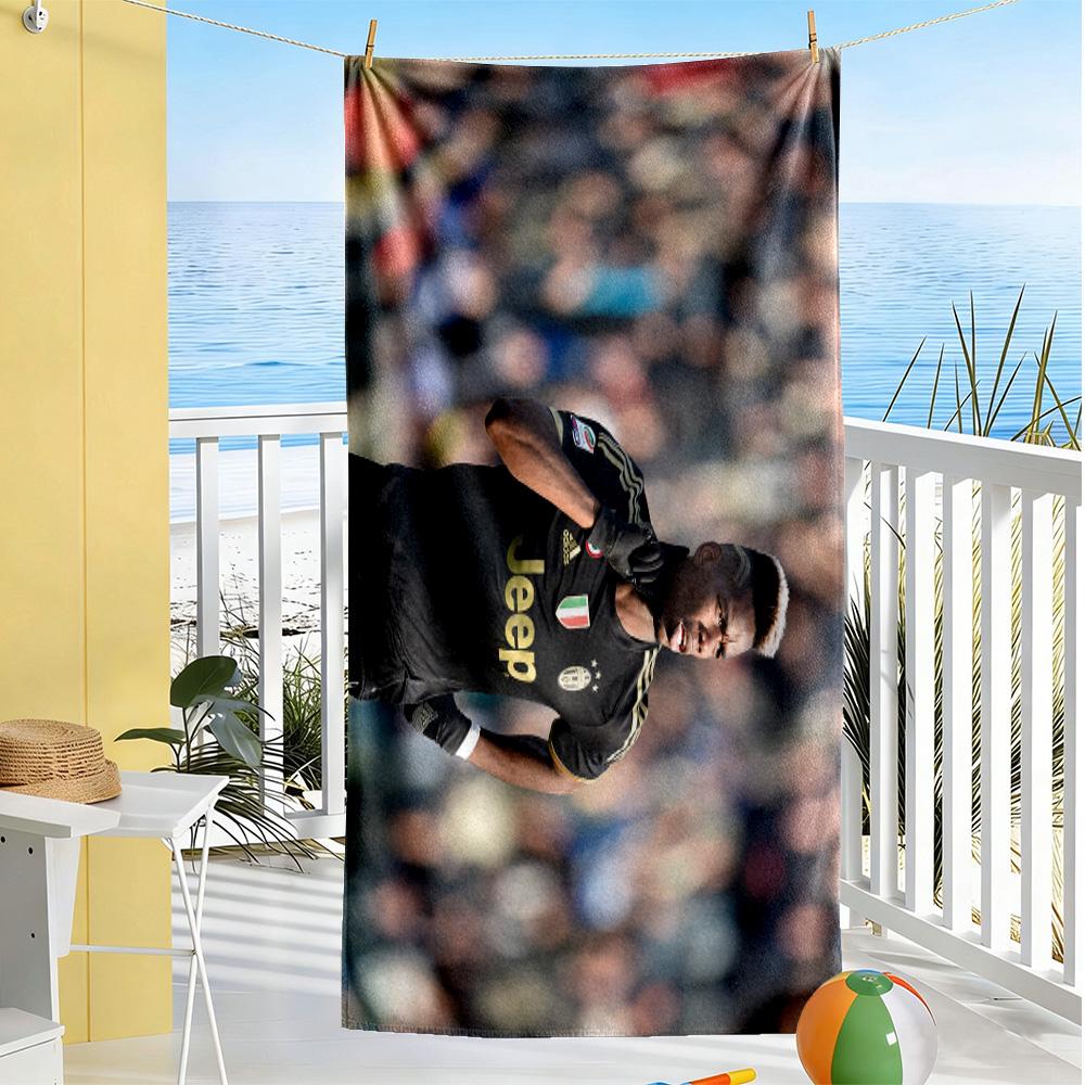 Manchester Player Portrait Beach Towel High Absorbency & Quick-Dry Comfortable Lightweight