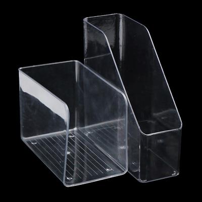 Transparent Acrylic Bookends Stand Bookshelf Desktop Decorative Storage Rack Bookend Book Holder School Stationery