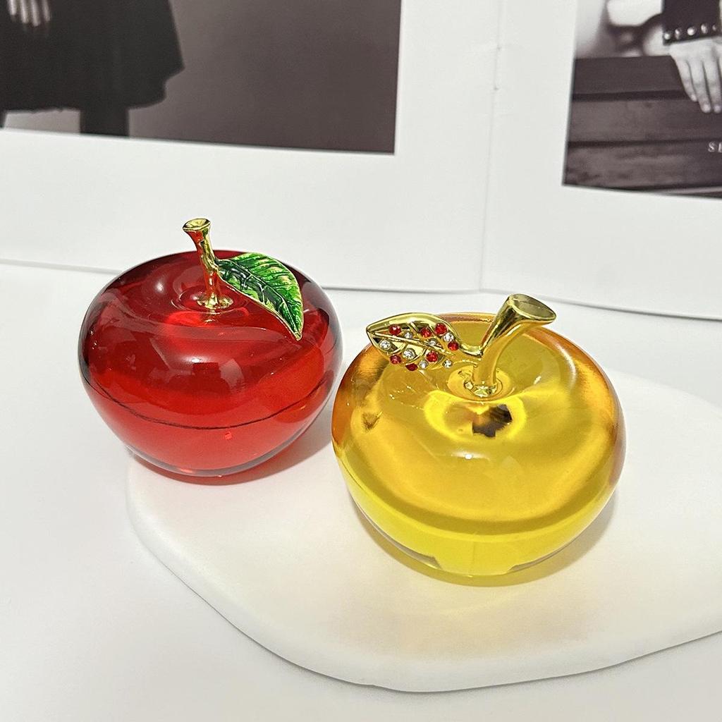 Kristallapfel-Ornament: Romantisches Weihnachts- & Hochzeitsgeschenk für Sie