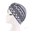 Colorful Muslim Women Inner Hijab Instant Turban Cap Printed Knot Headscarf For Hair Loss Islamic Fashion Under Scarf