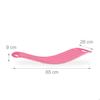 Relaxdays Planche d’équilibre Twist Board Balance Board entraînement fitness muscles abdos jambes 150 kg, rose