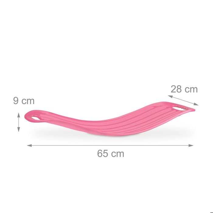 Relaxdays Planche d’équilibre Twist Board Balance Board entraînement fitness muscles abdos jambes 150 kg, rose