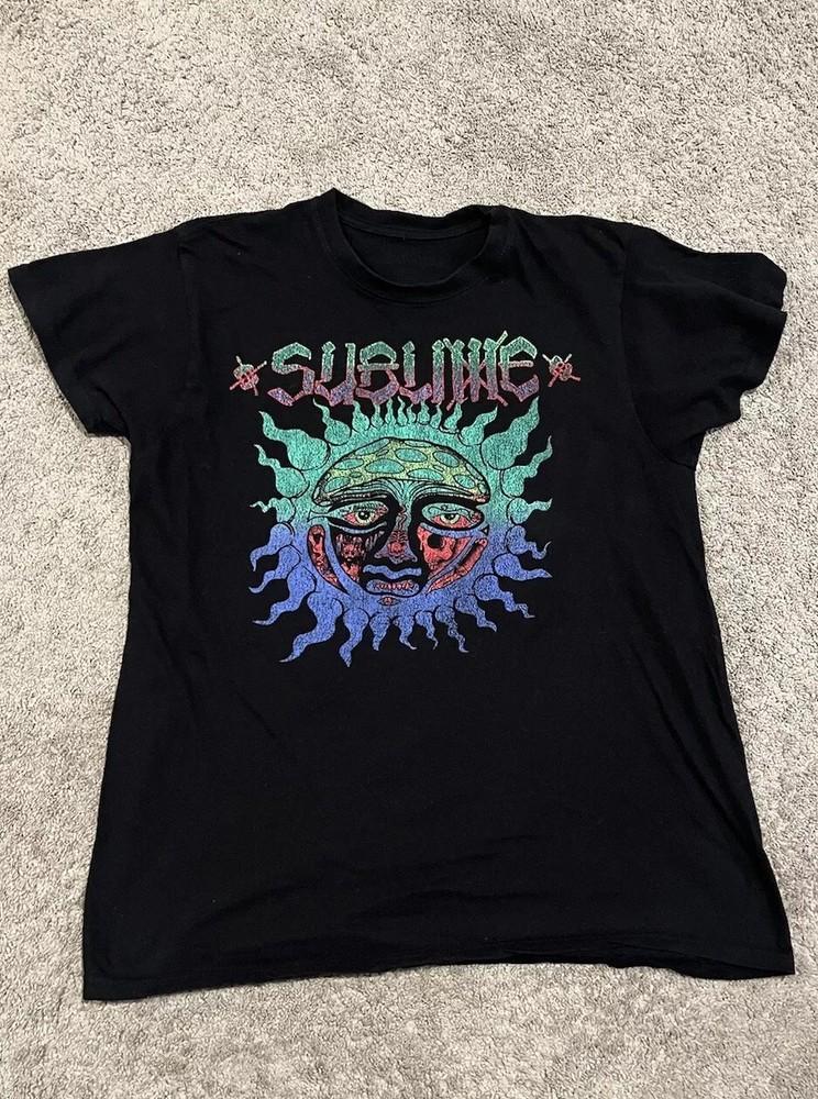 

SUBLIME BAND T SHIRT MENS Large BLACK BLUE GREEN.webp Unisex T-Shirt XXXL