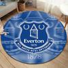 Everton F.C Round Area Rug,Carpet Rug for Living Room Bedroom Sofa Playroom Decor,Non-slip Floor Mat