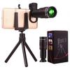 Durafoto HD 18X Telephoto Lens Kit Universal Clip-on Phone Lens with Lens Hood & Aluminum Tripod for Smartphone Photography