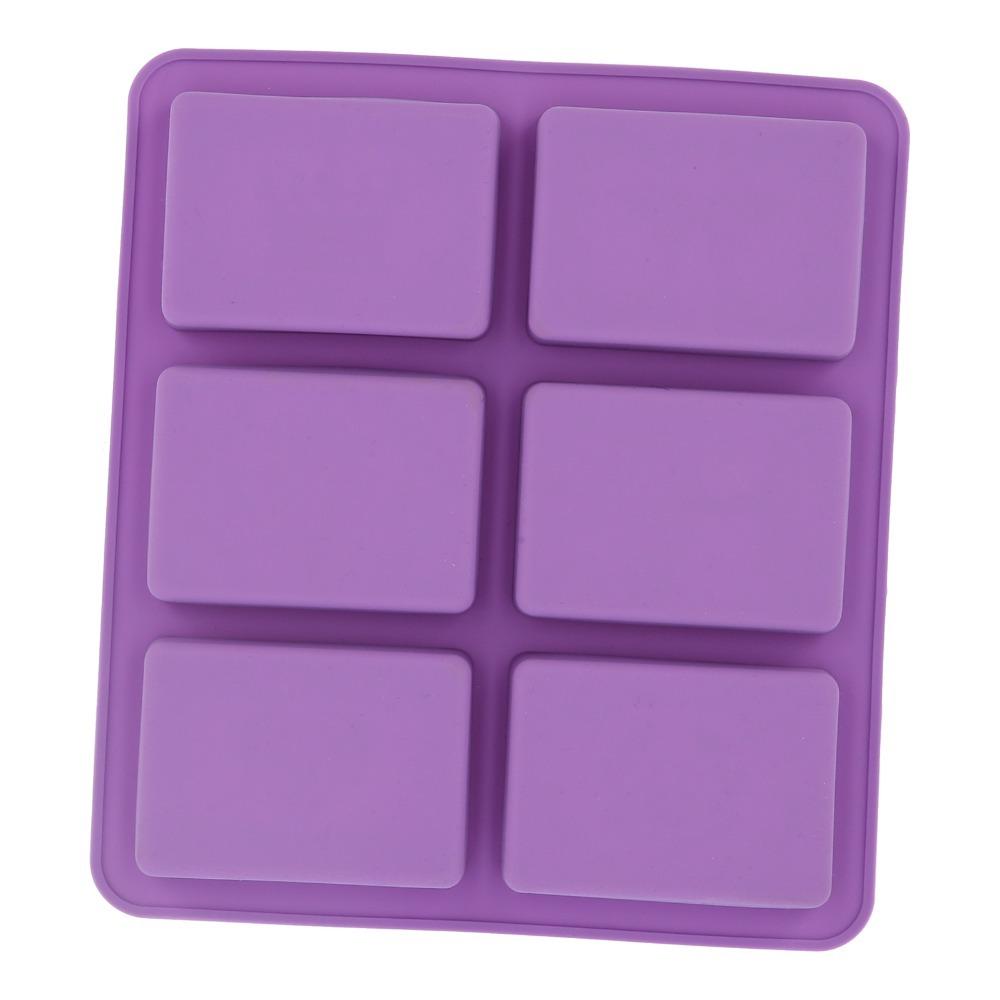 Embossed Lace Pattern Silicone Soap Mold Flexible Silicone Cake Mold Set Handmade Soap Square