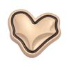 10Pcs Cute Champagne Heart Buttons - Blouse Knitted Sweater Wool Cardigans DIY Craft Button Women's Clothing Sewing Accessories