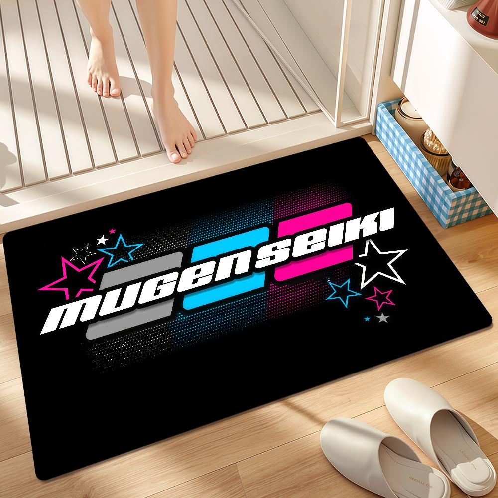 Door Cool Seiki Mat Bedside Entrance Bath Floor Decoration Corridor Door Fashion Logo Mat Carpet Living Room M-Mugen Balcony