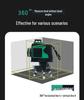 12-Line High Precision Infrared Laser Level for Outdoor Woodworking - Red/Green Light