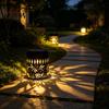 Hollow Projection Lamp Solar Wall Light, Hummingbird Butterfly Lantern, Waterproof Outdoor Decorative Garden Fence for Yard Patio Decor Durable Light