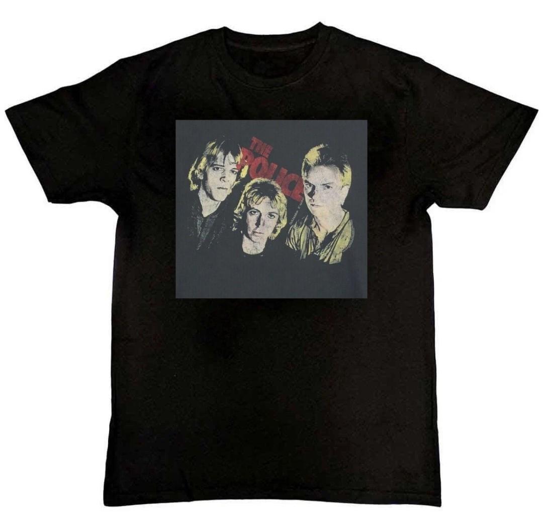 New THE POLICE Band Graphic Print Mens T-Shirt XXXXL