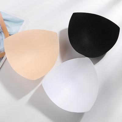 Ultra Thin Sponge Bra Pads Insert Set of 3 Pairs Soft Breathable Lightweight Replacement for Underwear Swimwear Sports Bras