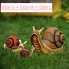 Cute Resin Snail Statue Outdoor Garden Store Bonsai Decorative Animal Sculpture For Home Office Desk Garden Decor Ornament