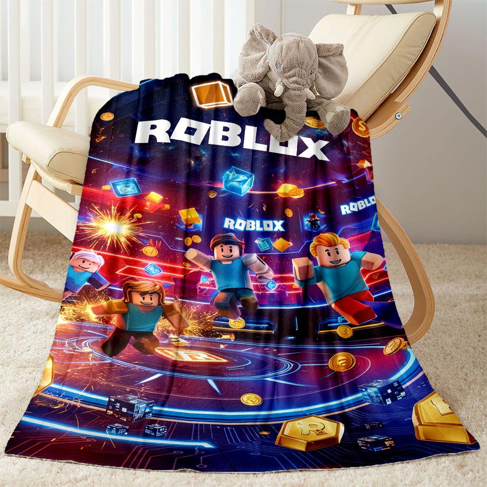 Roblox 185 Blanket Comfortable Perfect for Bed Office Chair Couch All-Season Use Modern Perfect Gift for Relatives and Friends