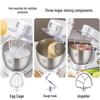 ZuanChu Multi-Functional Home Chef Mixer: Electric Dough Kneader, Egg Beater, Cream Blender
