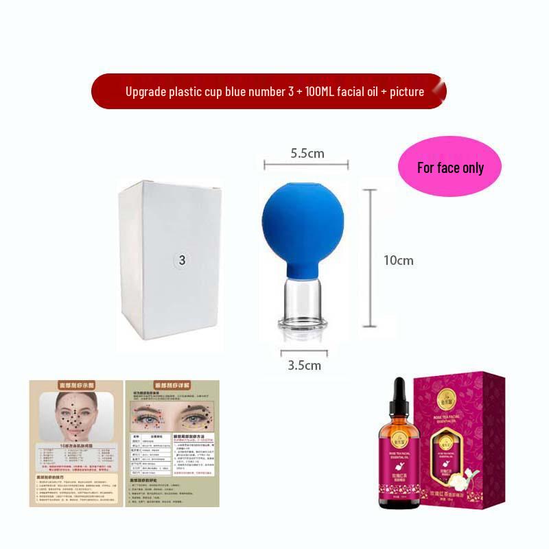 Enhanced Silicone Facial Cupping Set for Skin Lifting and Beauty