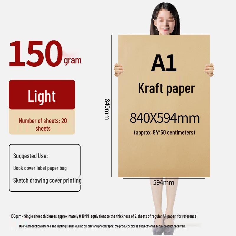 Large Kraft Brown Paper Sheets for Pattern Making, Drafting, and Drawing