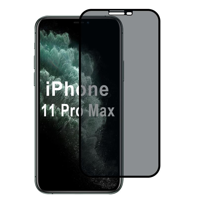 

For iPhone 11 Pro Max Screen Protector Privacy High Aluminum-Silicon Glass Film Type A