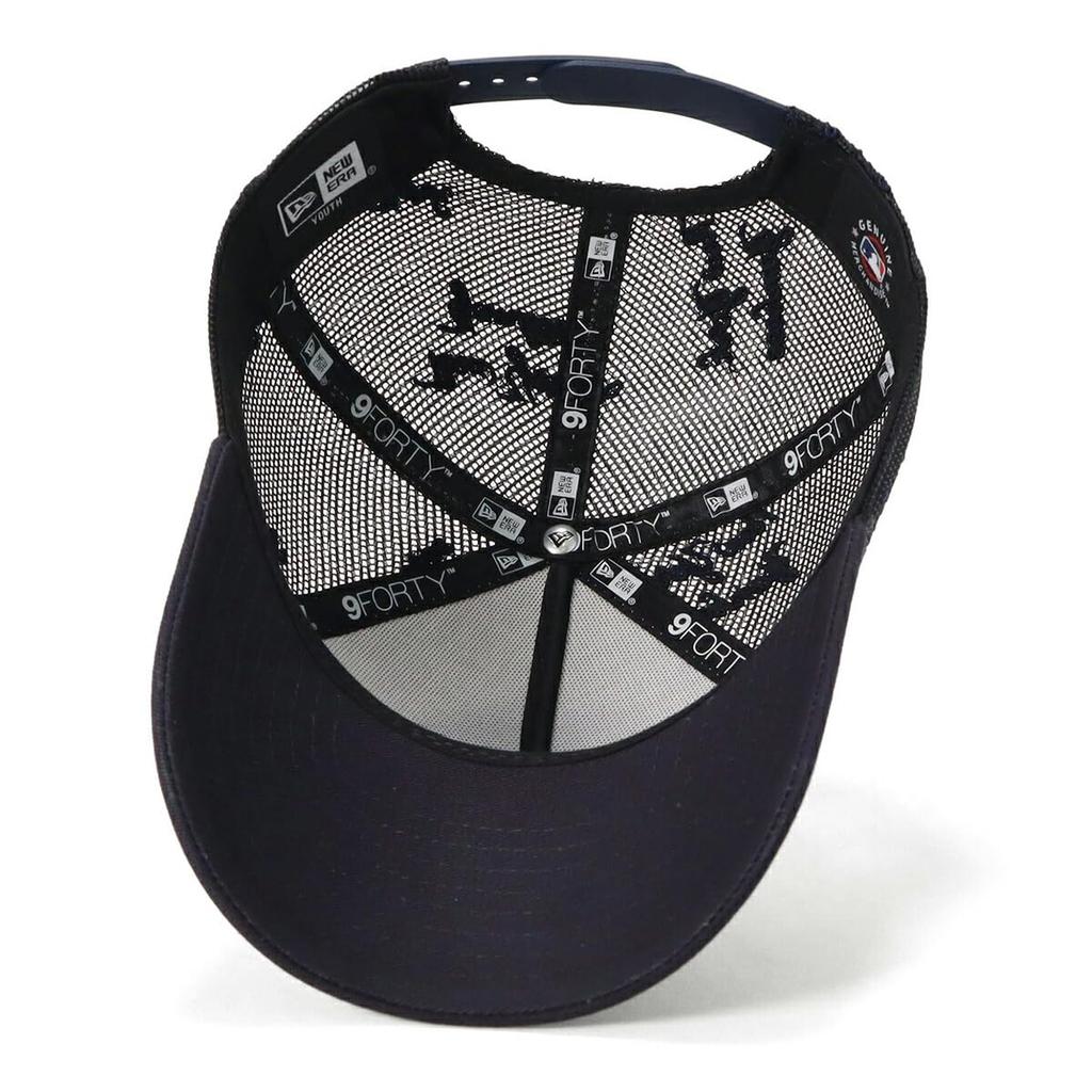 New Era Kinder Mesh Cap Youth MLB Baumwolle NY YOUTH YTH 940AFTR NEYYAN MESH NVY 14392018 NER36K3908 9FORTYA-Frame Weiß/Marine 52-56cm