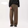 Korean Fashion Simple Solid Color Male Trousers Men's Wear Spring Casual Pants Loose Straight Pants