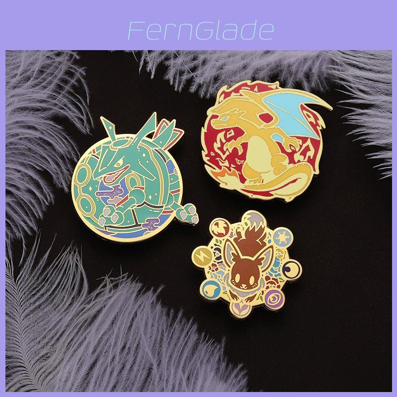 Entzückender Cartoon Pokémon Legendäres Monster Emaille-Anstecker Sammlerstück Brosche Für Fans