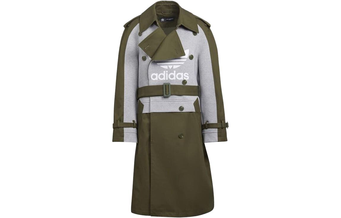 adidas originals Women s Logo Trench Coat Brown H59039 S