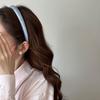 Small Floral Fabric Hairband - Simple Solid Color, Relaxed and Elegant, Soft Sponge Hairband, Versatile Hair Accessory