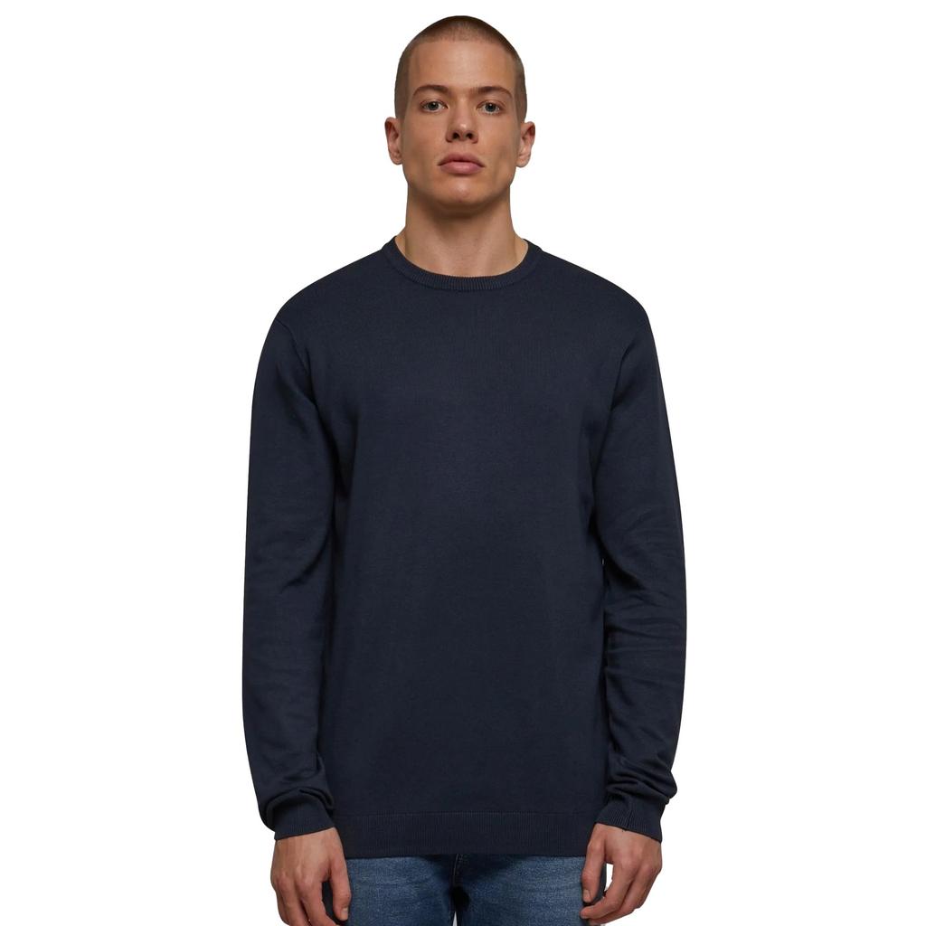 Urban Classics Mens Knitted Crew Neck Sweatshirt
