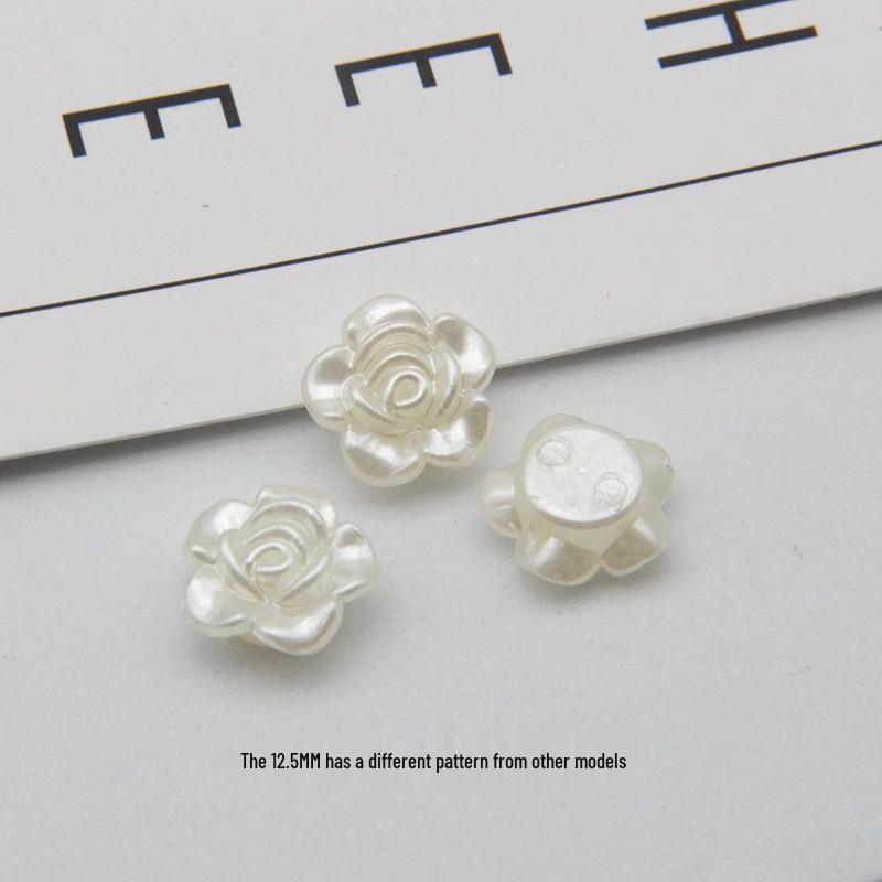 

In Stock: Rose-Shaped Pearl Button Women s Knit Cardigan Sweater, Blouse, or Shirt