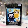 Peluche Originale Kawaii Jujutsu Kaisen 2 Serie Orecchie da Gatto Blind Box Bambole Anime Decorazione Stanza Misteriosa Festival Collezionabili Regali