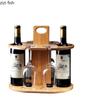 Wooden Red Wine Rack Cup Holders Desktop Storage Racks Storage Organizers Shelf Storage Holder Display Shelves Display Stands