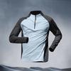 Men's Quick-Dry Half-Zip Training Suit: Long-Sleeved Top and Trousers for Running & Fitness
