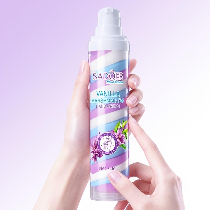 Reduces Hand Vanilla Marshmallow Cream Fine Lines Boosts Gloss Deeply Moisturizes Improves Dry Skin Leaves Hands Smooth Soft Radiant