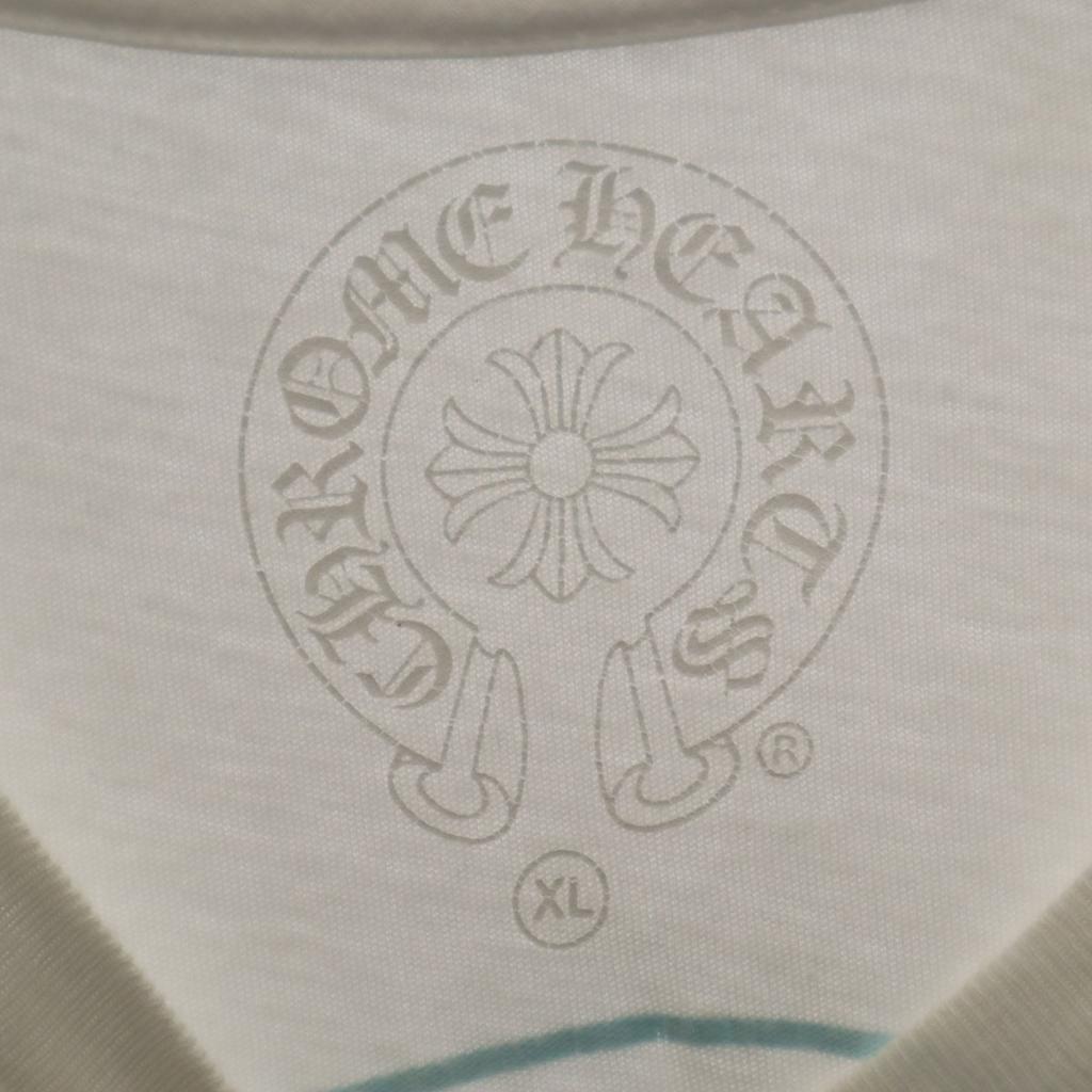 CHROME HEARTS Made in USA Back logo Short sleeve T-shirt XL white Men's Used