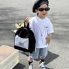 Trendy Large Capacity Kids Shoulder Bag Stylish Cool Dual Backpack For Boys Girls