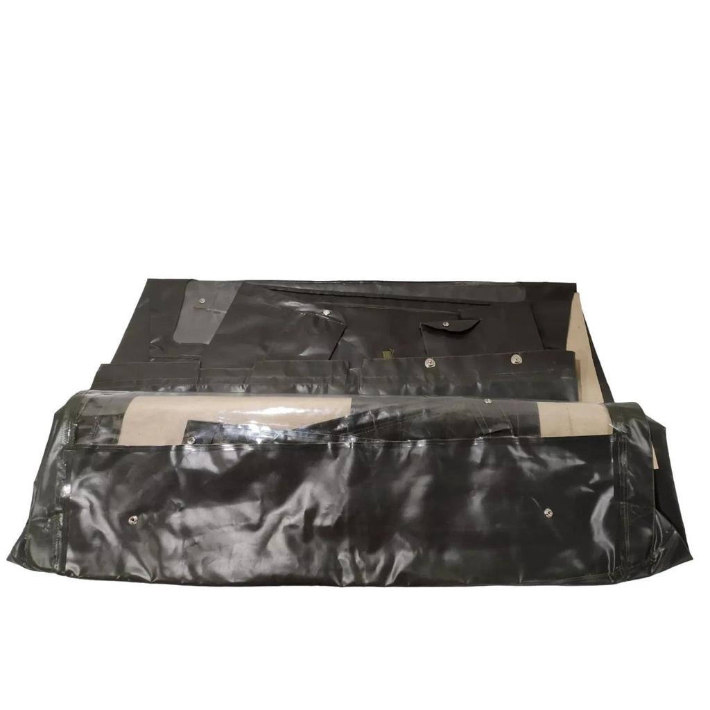 Ajuste Para Suzuki Samurai Teto Lona Macio de Reposição Com Capa de Deck-Jeans Preto Curto m2