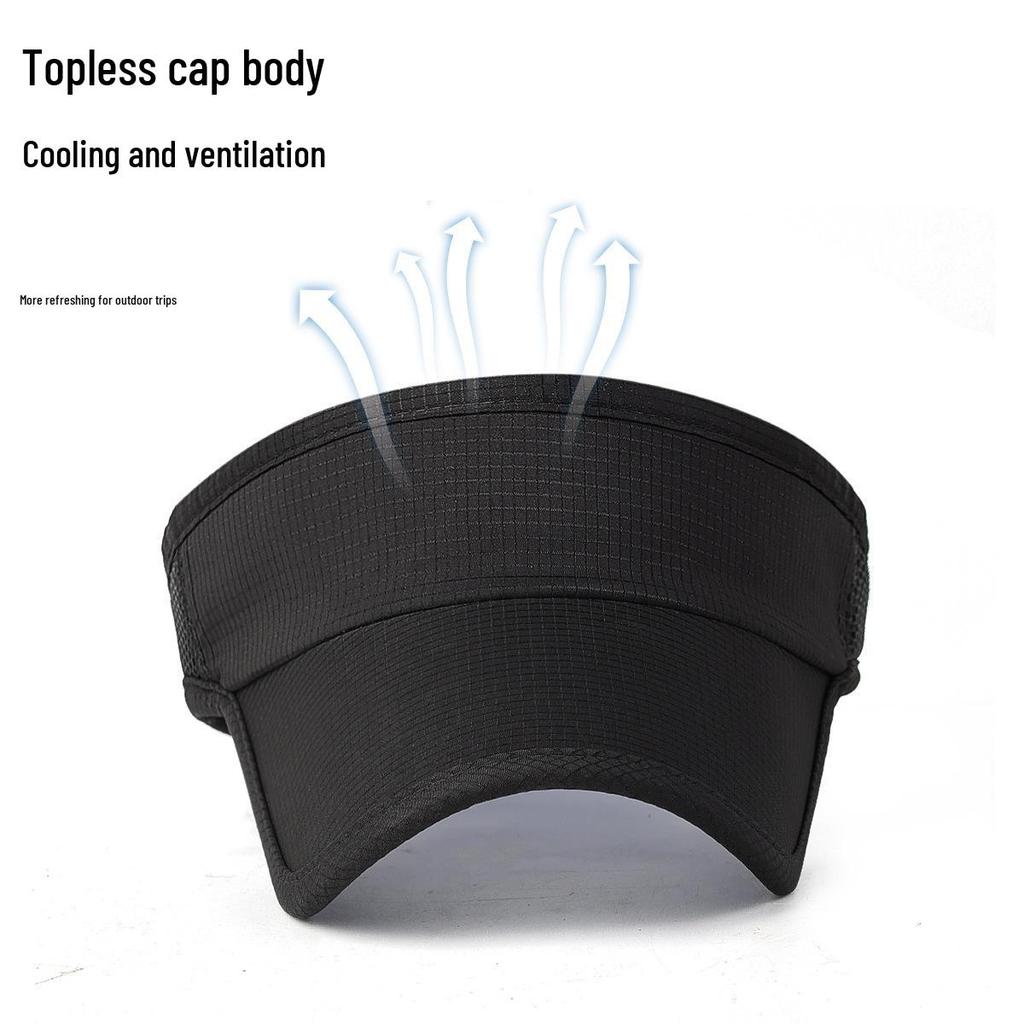Women's Sun Protection Summer Visor Hat for Outdoor Sports & Running