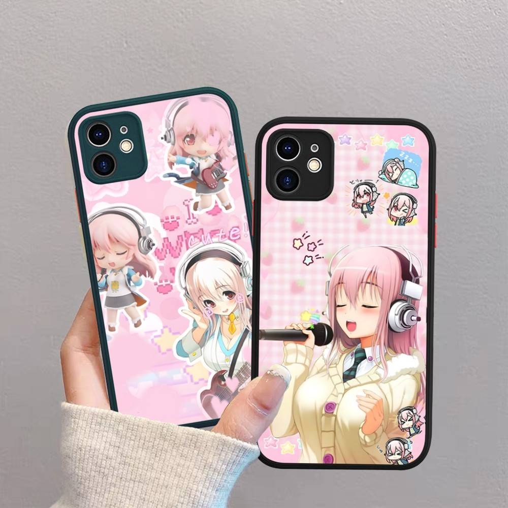 S-sUPER SONICO Phone Case For IPhone 15 14 13 12 11 Pro Max X XS MAX Plus Matte Soft Back Cover