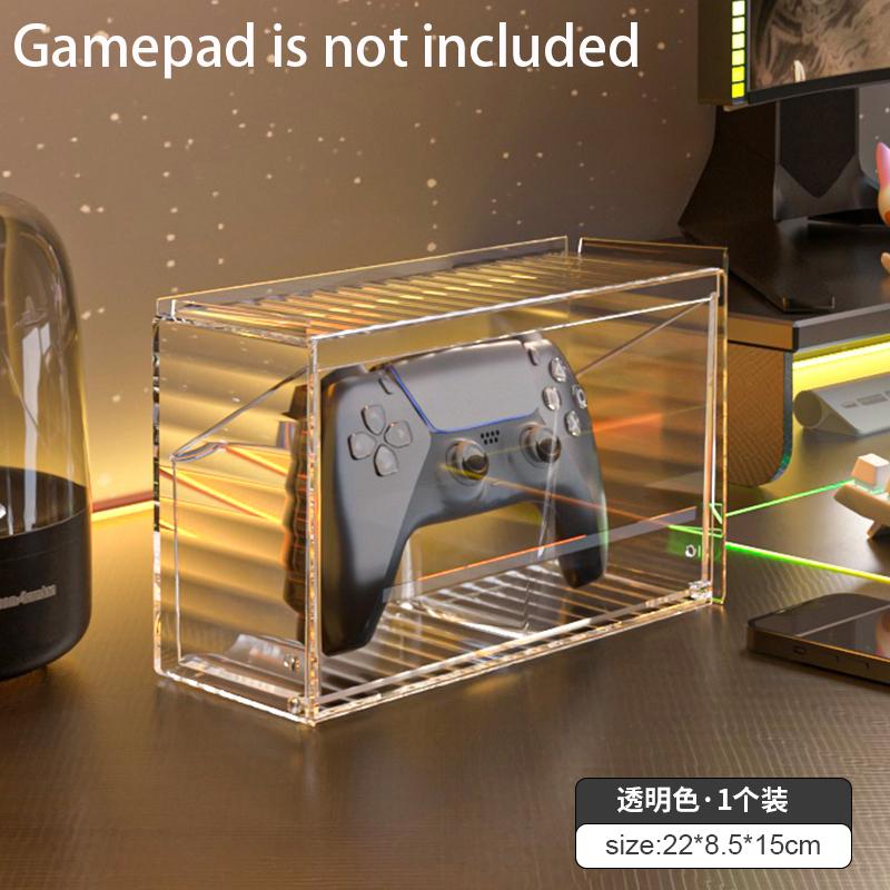 

Clear Acrylic Storage Box for Switch Game Handle Bracket Universal PS5 Nintendo Desktop Xbox Dedicated Protective Dust Cover
