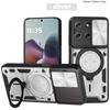 Slide Lens Armor Funda for Motorola Moto G56 5G Case for Motorola Moto G86 5G Case Magnetic Ring Stand Holder Cover