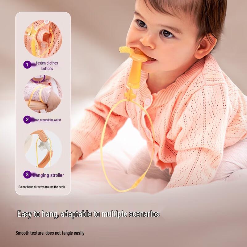 Philips Avent Силиконовая пустышка с цепочкой от падения