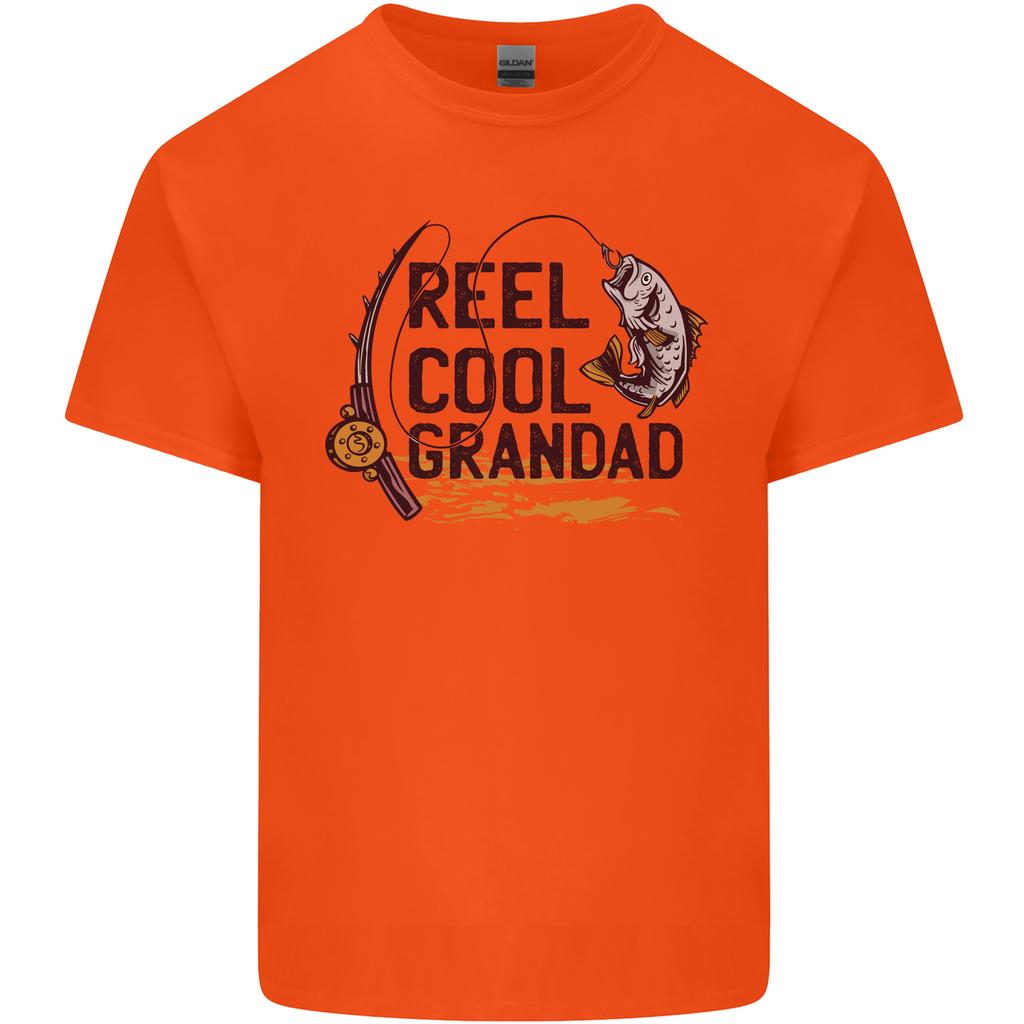 Reel Cool Grandad Funny Fishing FisherUnisex Unisexs Light Cotton TShirt