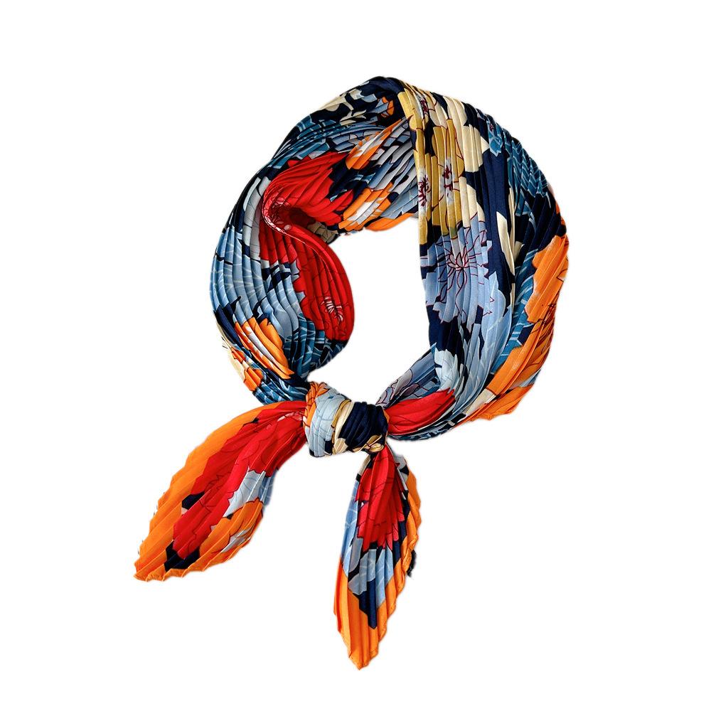 70cm Fold Square Scarf Women Spring Summer Fashion Bandanas Bag Hat Head Hair Shawl Wraps