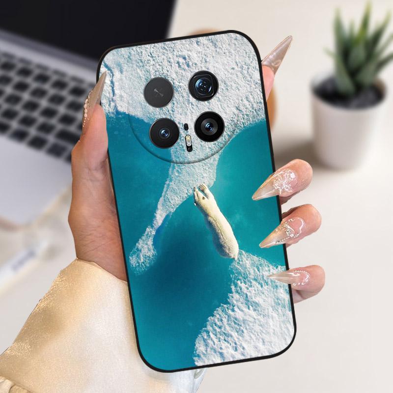 For Honor Magic 8 Pro Case Magic8 TPU Fundas Anti Drop Shockproof Soft Silicone Phone Case For Magic8 Magic8Pro Cartoon Bumper