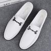 Fashion High Quality Men Casual Leather Loafers Flat Designer Casual Business Office Formal Shoes New Soft Bottom Antiskid Walking Shoes